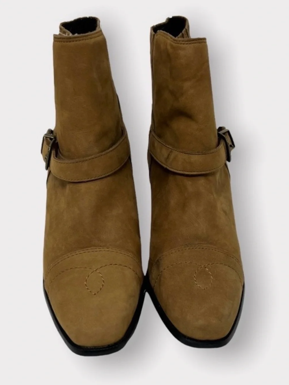 Dingo Leather Western Ankle Bootie Sz 8